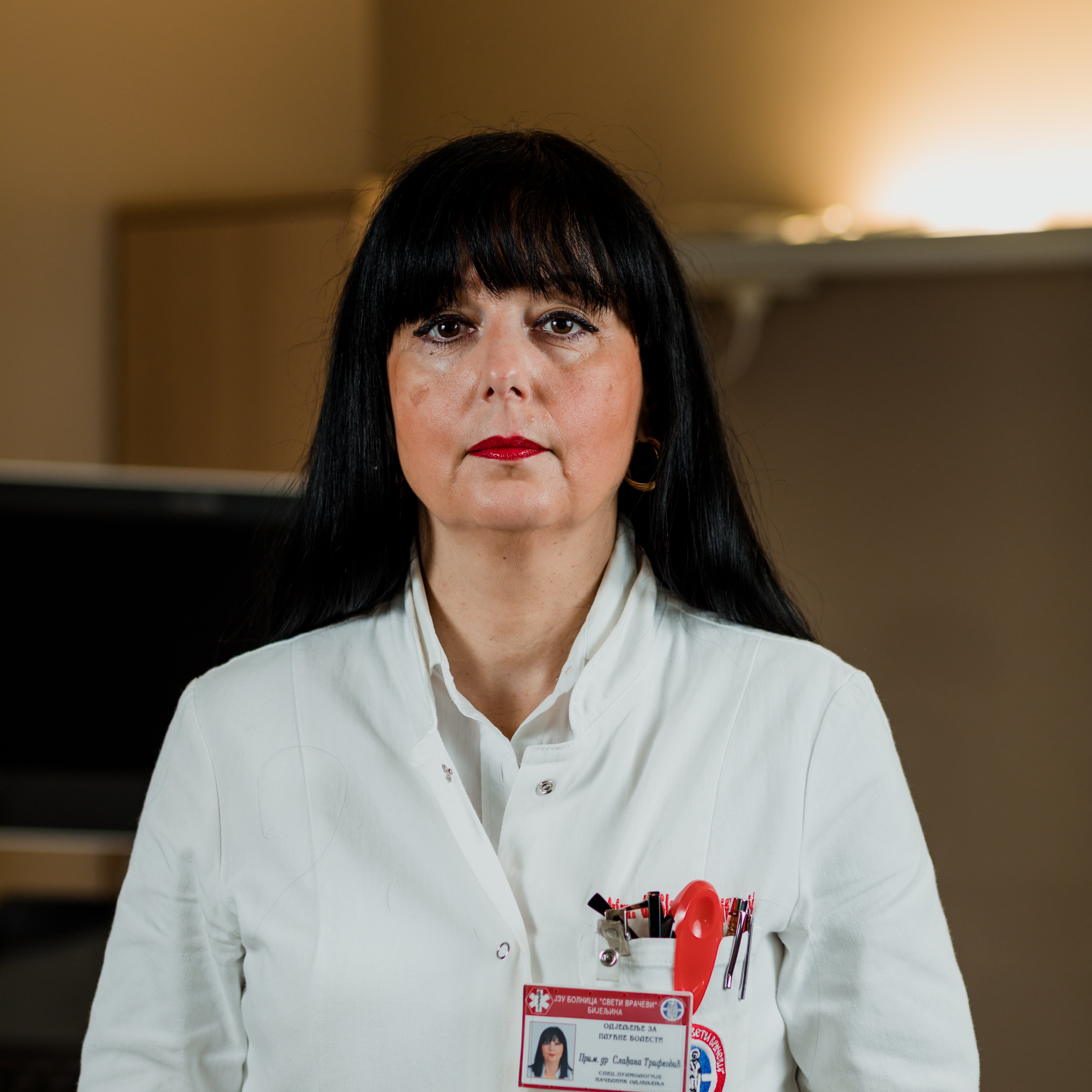 Prim. dr Slađana Trifković, specijaliste pulmologije